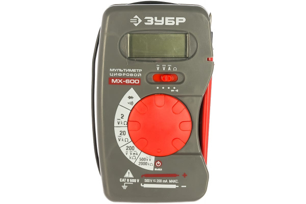 Цифровой мультиметр ЗУБР МАСТЕР МХ-600 59800