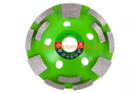 Чашка алмазная зачистная Комбинированная (125 мм; 22.2 мм) СИБРТЕХ 72958