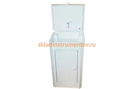 Дачный умывальник Вихрь КОМФОРТ, с подогревом, пластиковая мойка, цвет белый 74/4/9