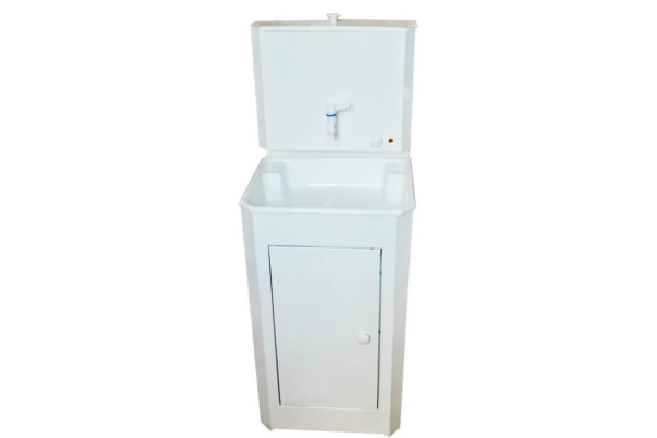 Дачный умывальник Вихрь КОМФОРТ, с подогревом, пластиковая мойка, цвет белый 74/4/9