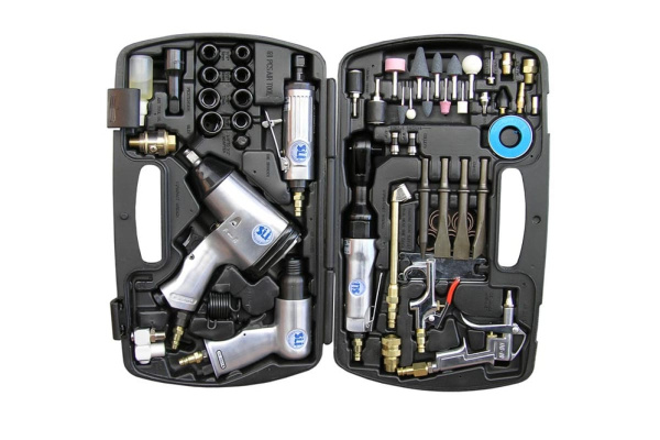 Набор: 5 пневмоинструментов + 60 аксессуаров SUMAKE ST-62 K 7318