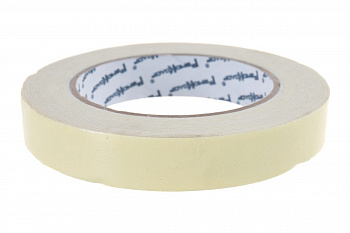 Клейкая двухсторонняя монтажная лента РемоКолор белая основа 19мм х 5м 49-6-019