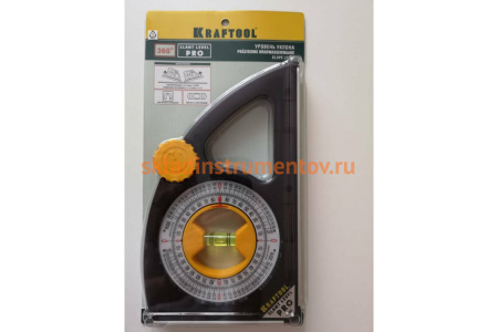 Уровень-угломер 360 градусов KRAFTOOL 1-34850