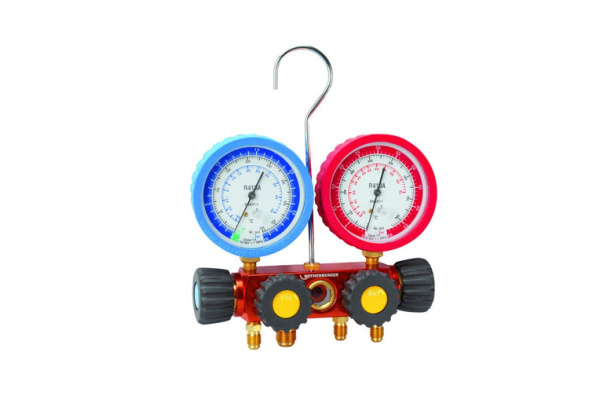 Коллектор 4-позиционный (3x1/4" SAE; 1x3/8" SAE) Rothenberger 170502