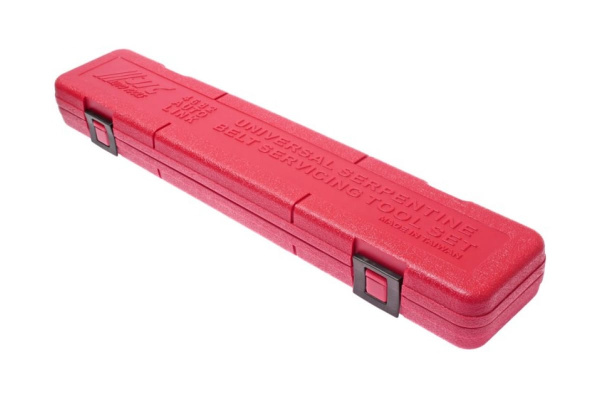 Универсальный набор инструментов для гибких поликлиновых ремней (4 предмета в кейсе) JTC 4682