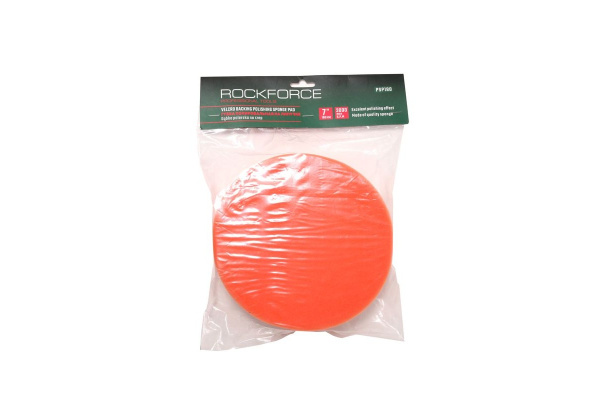 Губка полировальная самоцепляющаяся 180 мм ROCKFORCE RF-PSP180