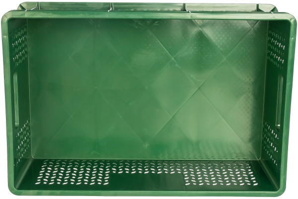 Ящик с ручками Тара.ру 600х400х180 мм, зеленый 16686