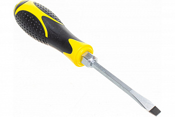 Шлицевая отвертка SL6.5х100мм H6мм магнитная ударная силовая ЭВРИКА ER-4SA-03