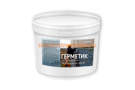 Герметик для межпанельных швов Бизон 8кг 904108