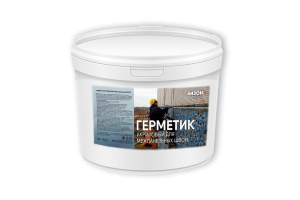 Герметик для межпанельных швов Бизон 8кг 904108