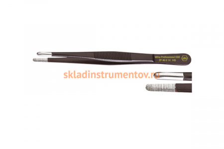 Универсальный пинцет Professional ESD 40 145 мм Wiha 32343