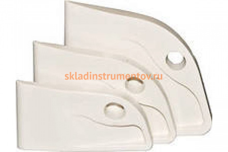 Набор шпателей (резиновых, угловых, белых) Biber ПАРУС 35254 тов-130023