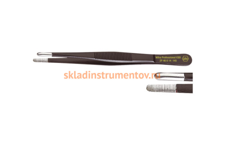 Универсальный пинцет Professional ESD 40 145 мм Wiha 32343