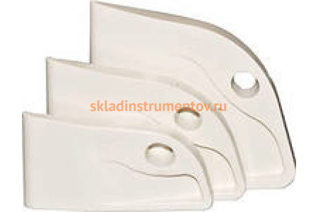 Набор шпателей (резиновых, угловых, белых) Biber ПАРУС 35254 тов-130023