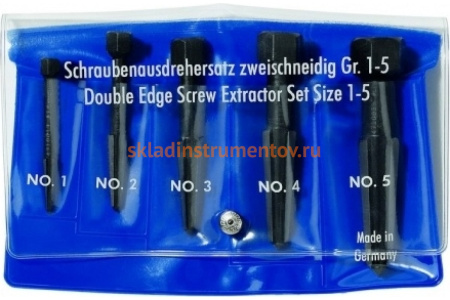 Набор экстракторов для извлечения винтов Rennsteig RE-4719003