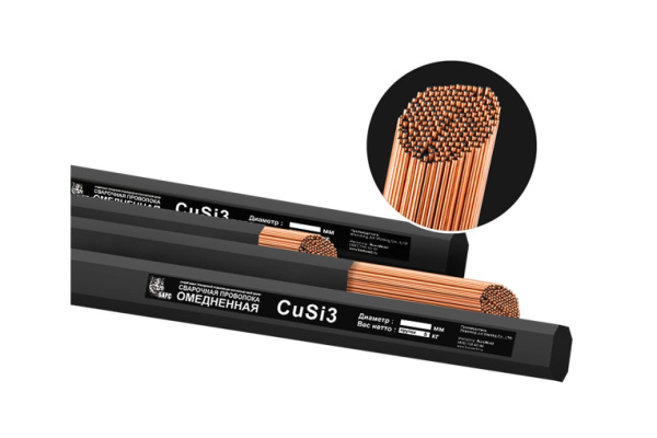 Прутки медные CuSi3 (2.0 мм; 1000 мм; туба 1 кг) Барс СВ000007895