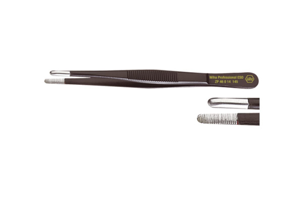 Универсальный пинцет Professional ESD 40 145 мм Wiha 32343