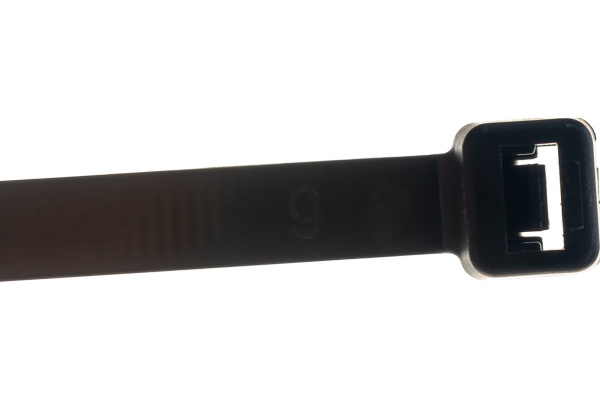 Пластиковые хомуты СИБРТЕХ, 250 х 8 мм, черные, 100 шт 45559