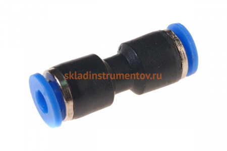 Фитинг-переходник Rockforce для пластиковых трубок 4x4 мм RF-SPU04