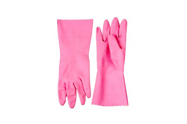 Перчатки латексные рифлёные (размер S) "МАСТЕР" ЗУБР 11250-S