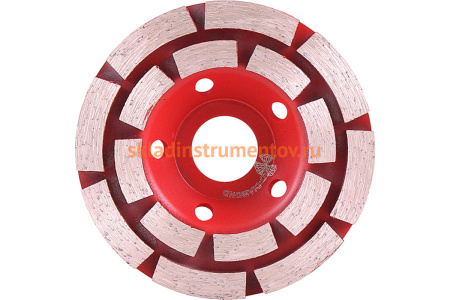Чашка алмазная сегментная двухрядная (100х22.2 мм) Trio-Diamond TCW150