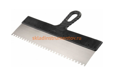 Зубчатый шпатель 400мм STAYER 1007-40