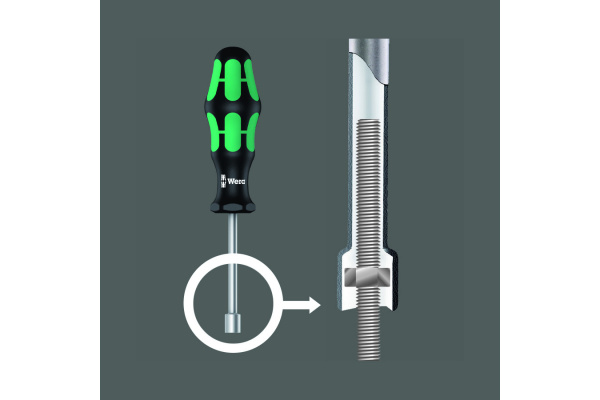 Отвёртка ключ 395 HO 7 х 80 Wera WE-029463