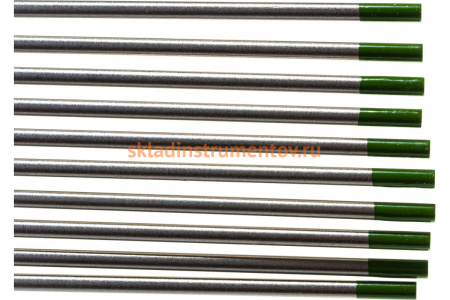 Электрод вольфрамовый WP-175 (10 шт; 3.2 мм; зеленый; AC) Кедр 7340041