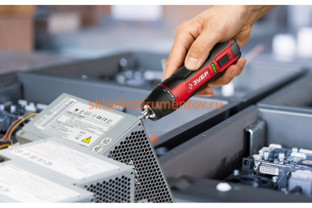 Аккумуляторная отвертка ЗУБР 3.6 В, в коробке ЗО-4