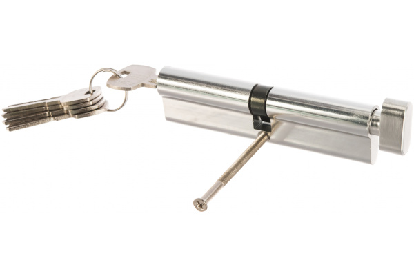 Цилиндровый механизм с вертушкой AJAX AX202/120 mm 55+10+55 CP хром 5 кл. 41301