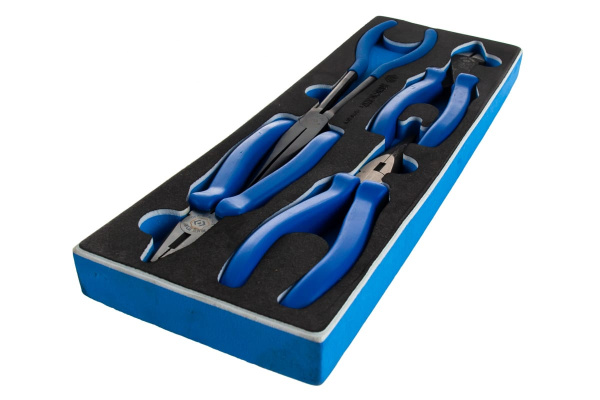 Набор плоскогубцев и бокорезов, ложемент, 4шт KING TONY 9-40104GPV