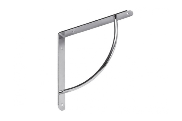 Угловой полкодержатель JET 207W сталь, хром PW207S.222CP99