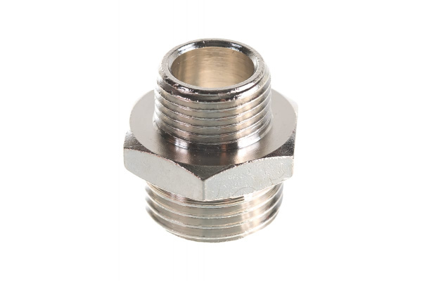 Переходник папа 3/8" - папа 1/2" 1222/6 290/9 M3/8*M1/2 GAV 12020