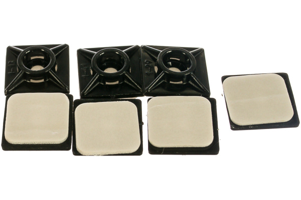 Площадка нейлоновая самоклеящаяся 7 шт. (19x19 мм) для хомутов Зубр 4-309176-19-19