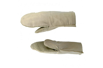 Антивибрационные рукавицы с упругодемпфирующей прокладкой с ПВХ точкой СИБРТЕХ 2 размер 68146