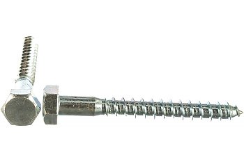 Шурупы ШДШ с шестигранной головкой ЗУБР DIN 571, 100 х 12 мм, 15 штук 4-300451-12-100