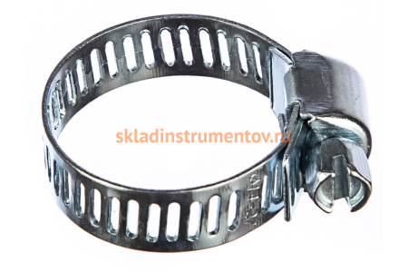 Обжимной хомут QUATTRO ELEMENTI 14-27 мм оцинкованный, 4 шт 772-005