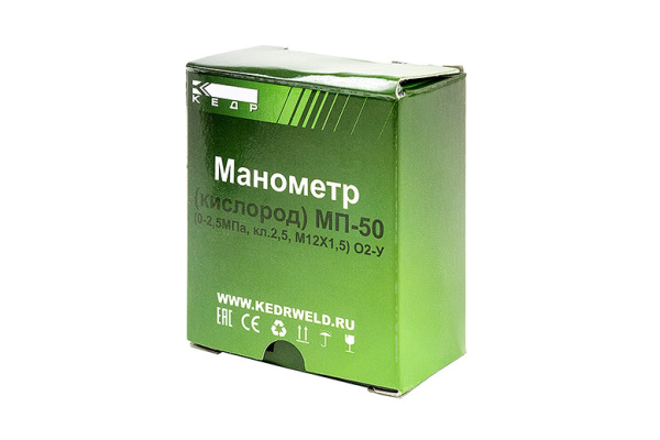 Кислородный манометр БАМЗ МП-50 1240003