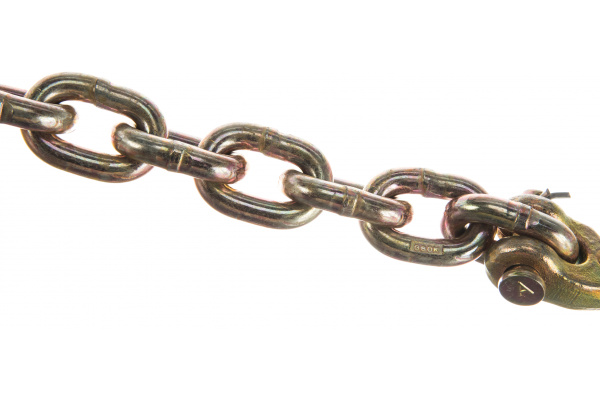 Тяговая цепь с крюками для слесарных работ WIEDERKRAFT соединитель цепей, 6 т длина 45 см WDK-0504