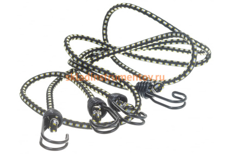 Шнур крепежный резиновый "PROFESSIONAL" 2 шт. (120 см; 8 мм) с двойным стальным крюком STAYER 40506-120