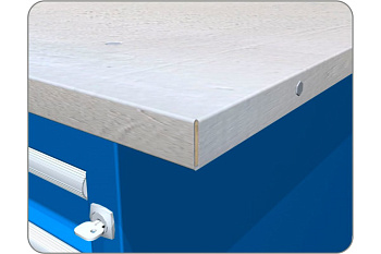 Столешница оцинкованная для однотумбового верстака FERRUM 01.314G