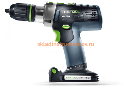 Аккумуляторная ударная дрель-шуруповерт FESTOOL PDC 18/4-Basic 576466