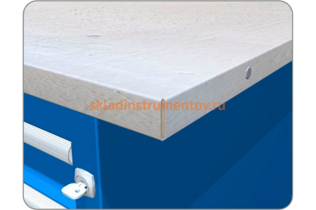 Столешница оцинкованная для однотумбового верстака FERRUM 01.314G