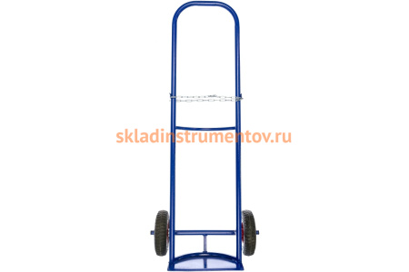 Тележка для пропанового баллона RUSKLAD ПР 1 с пневматическими колёсами, система фиксации цепь Тележка для пропанового баллона RUSKLAD ПР 1 с пневматическими колёсами, система фиксации цепь