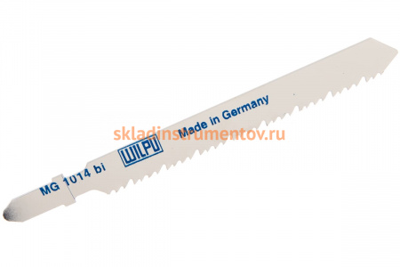 Пилка по древесине с остатками металла MG 1014 bi (5 шт; 100х9.8х1 мм; 75 мм; 14-10 TPI; BiM) WILPU 262100005