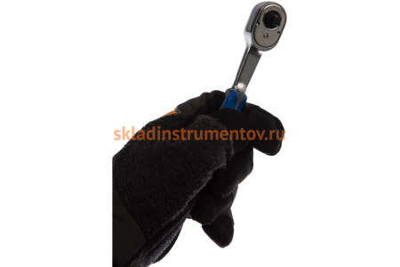 Флажковая трещотка с фиксатором 1/4", 140мм, 24 зубца KING TONY 2779-55G