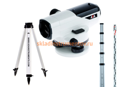 Комплект ADA: нивелир PROF X32 + рейка STAFF 5 + штатив Light S А00119_К1