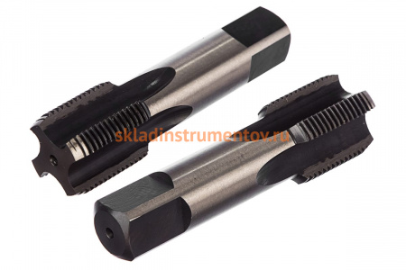 Метчик, трубная резьба G3/4 дюйма, комплект из 2-х штук Bucovice Tools 112340