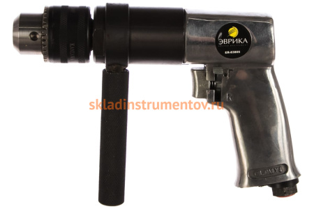 Пневмодрель с реверсом ЭВРИКА 1/2 ER-83805