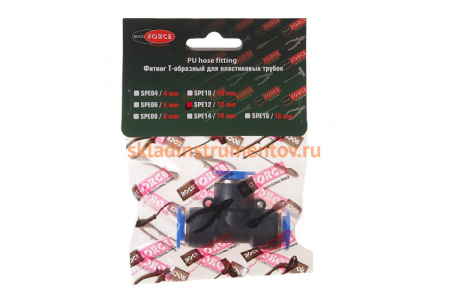 Фитинг T-образный 12 мм для пластиковых трубок ROCKFORCE RF-SPE12